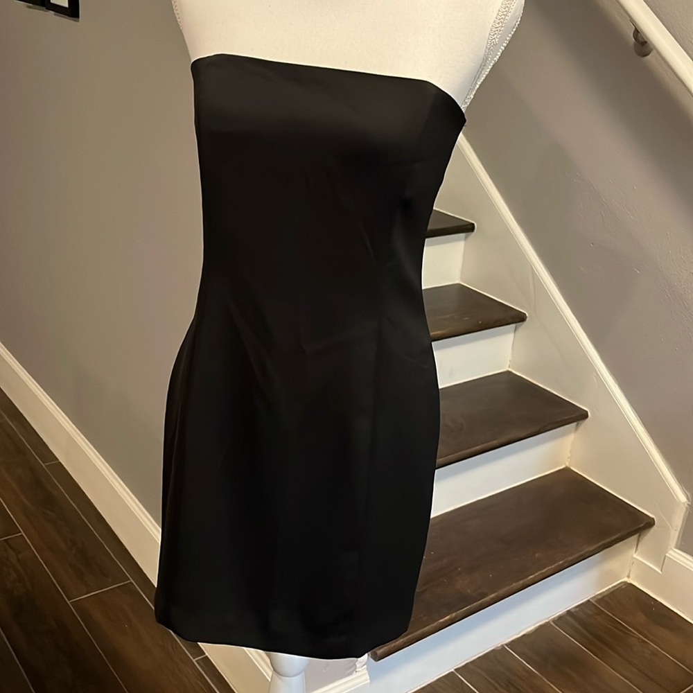 Hugo Buscati Collection Black Cocktail Dress at its finest Sexy yet classy sz 10
